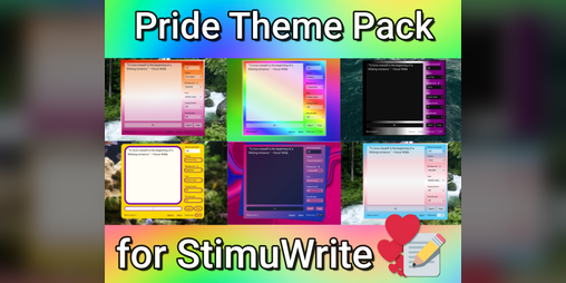 Cover image for Pride Theme Pack for StimuWrite 2
