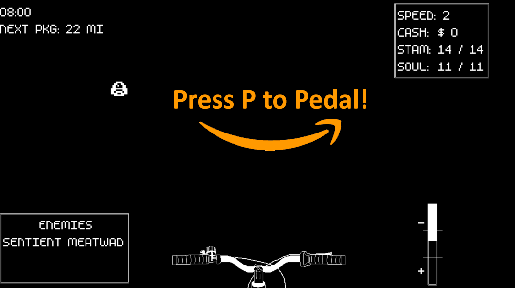 Press P to Pedal!