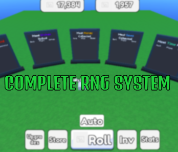Roblox Complete RNG System - Roblox Complete RNG System by Quincy