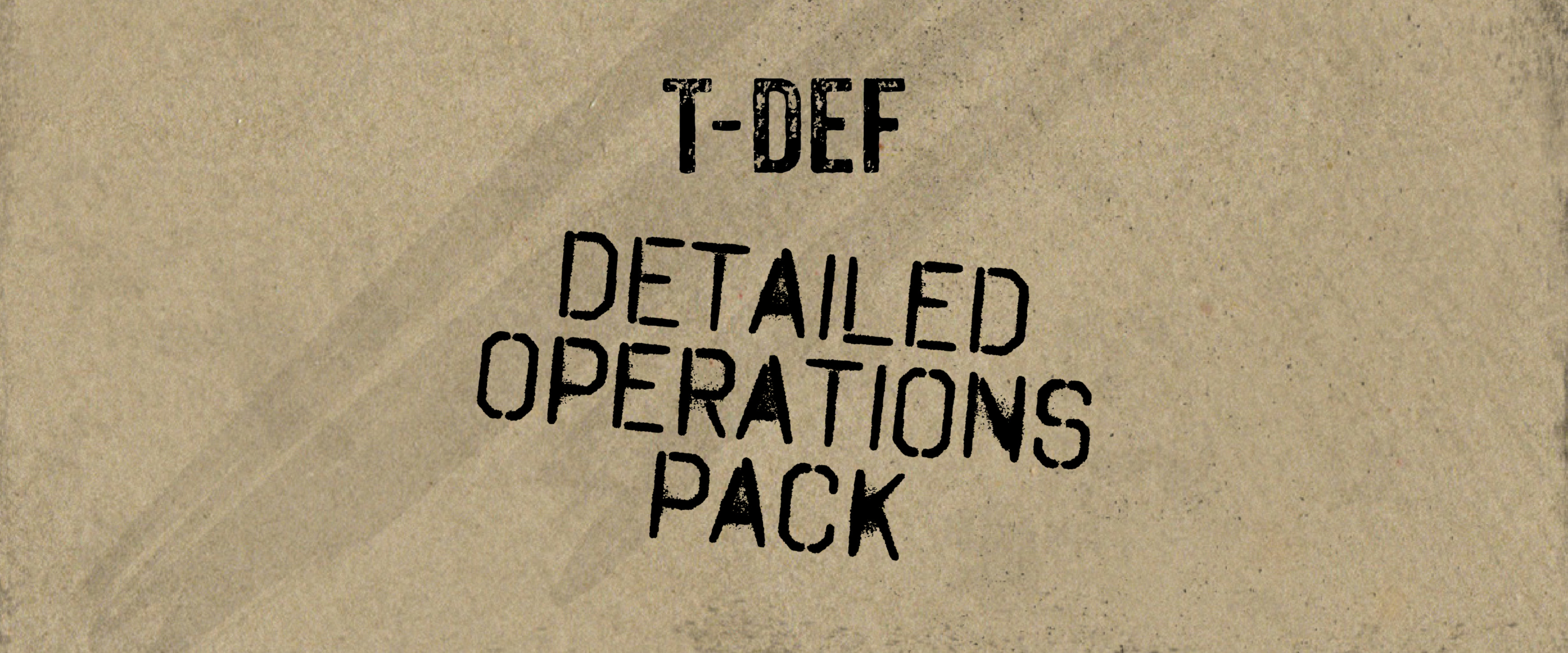 T-DEF Detailed Operations Pack