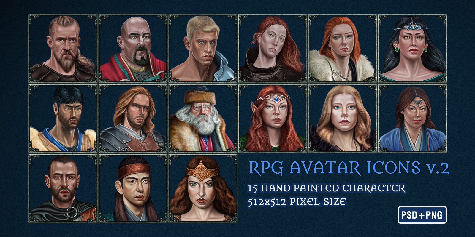 RPG Avatar Icon Set v.2