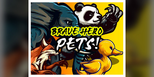 Cover image for Brave Hero Pets!