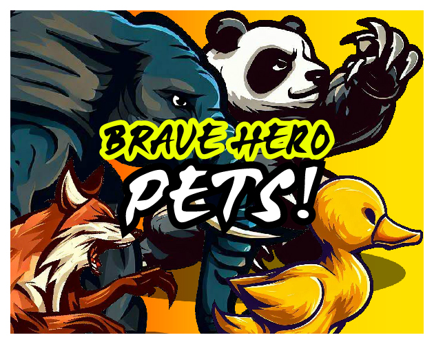 Cover image for Brave Hero Pets!