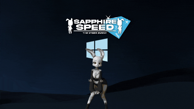 Desktop Bunny - Sapphire