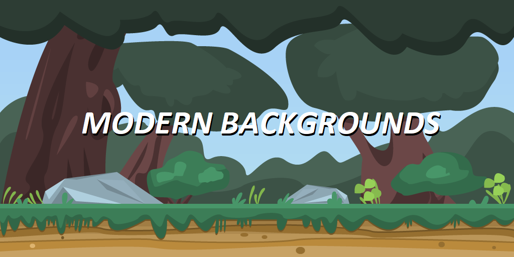 10 Modern Game Backgrounds