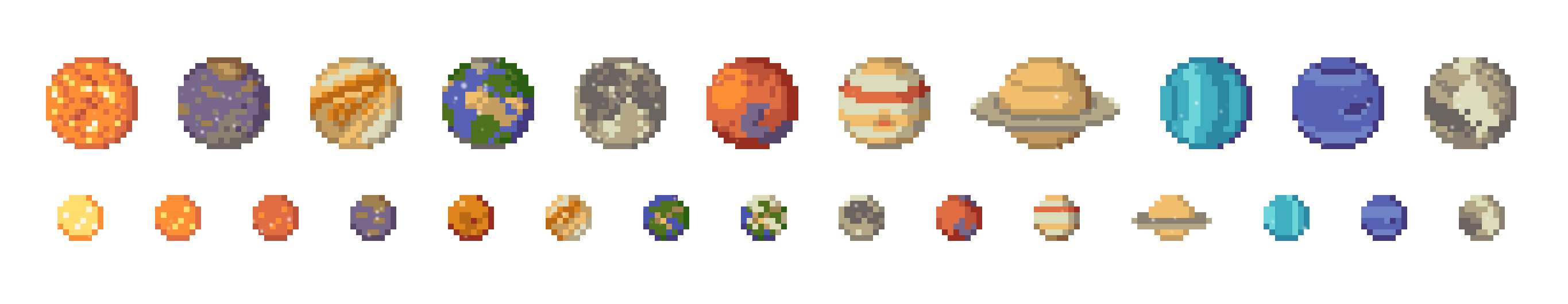 Solar system asset pack