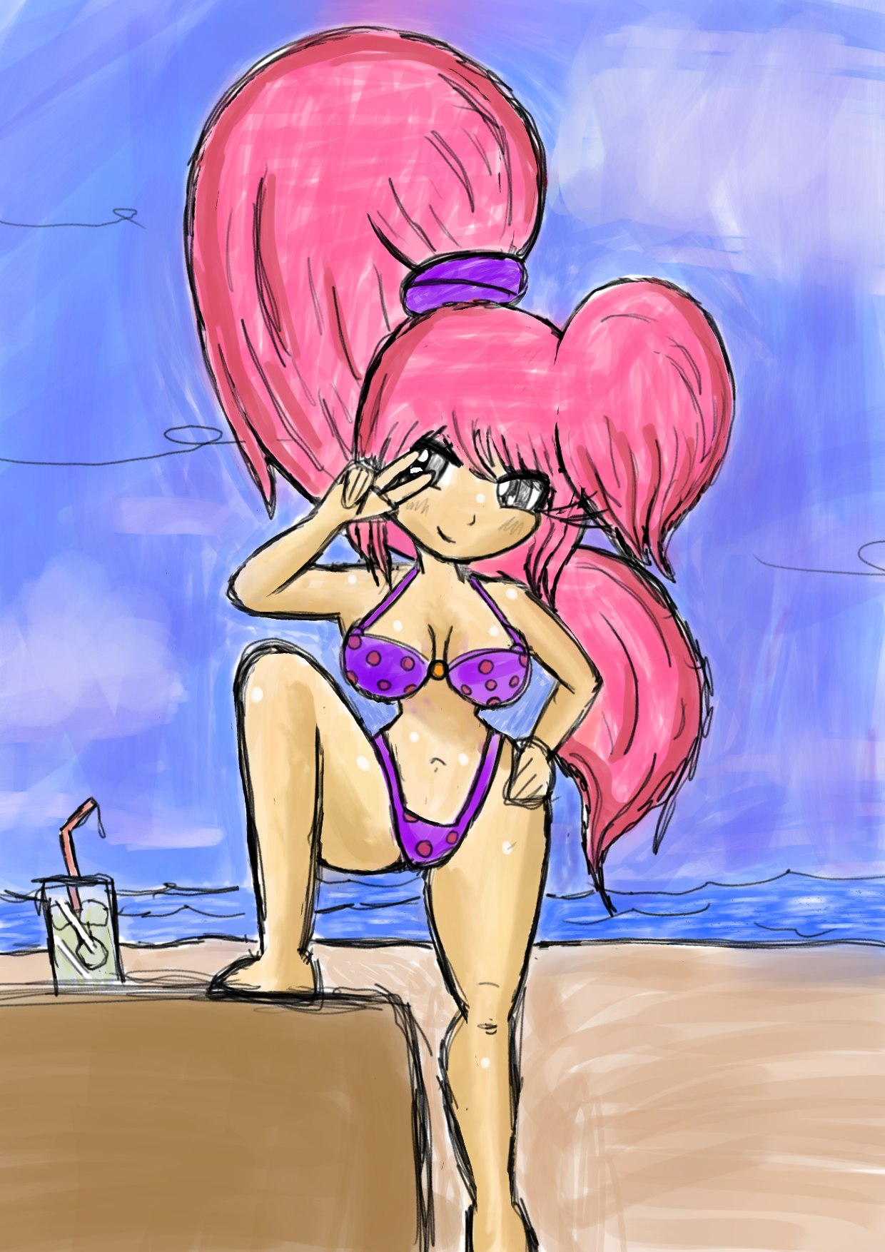 Summer Seasonal Sketch 2024: Venus Beach Pose