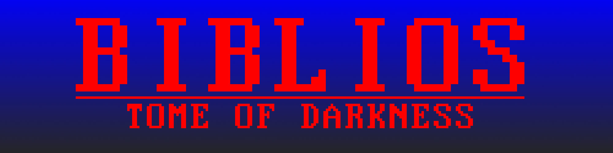 Biblios: Tome of Darkness