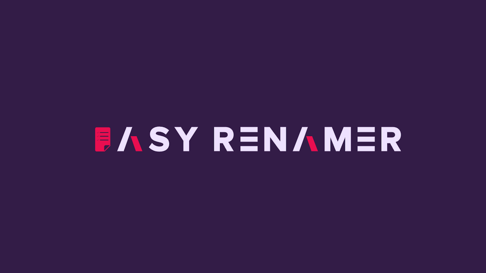 Easy Renamer - Bulk Rename Assets