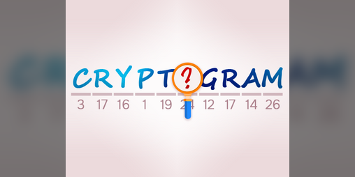 Cover image for Cryptogram Word Puzzle