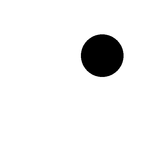 black ball bounce