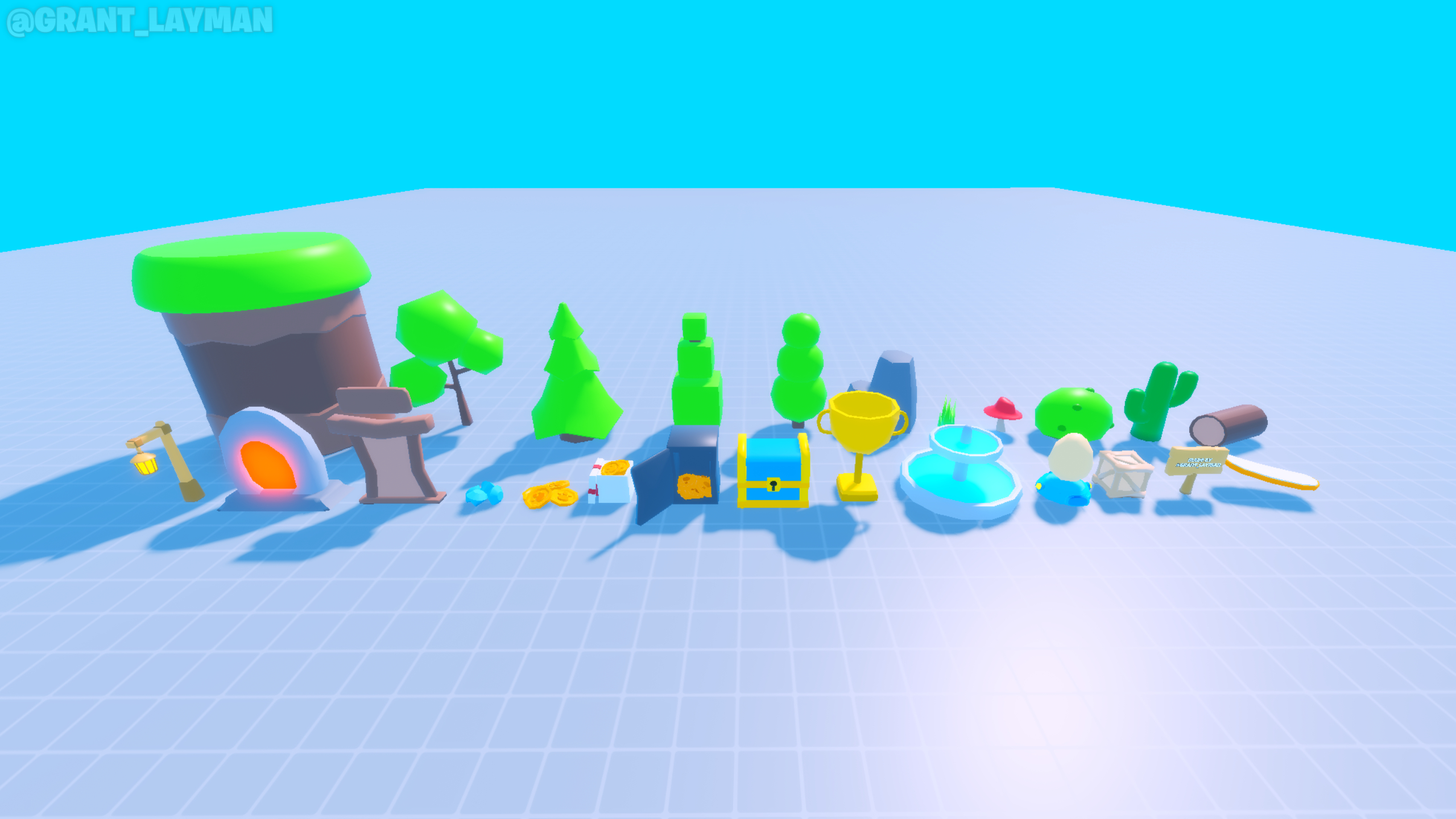 Roblox Low-Poly Asset Pack