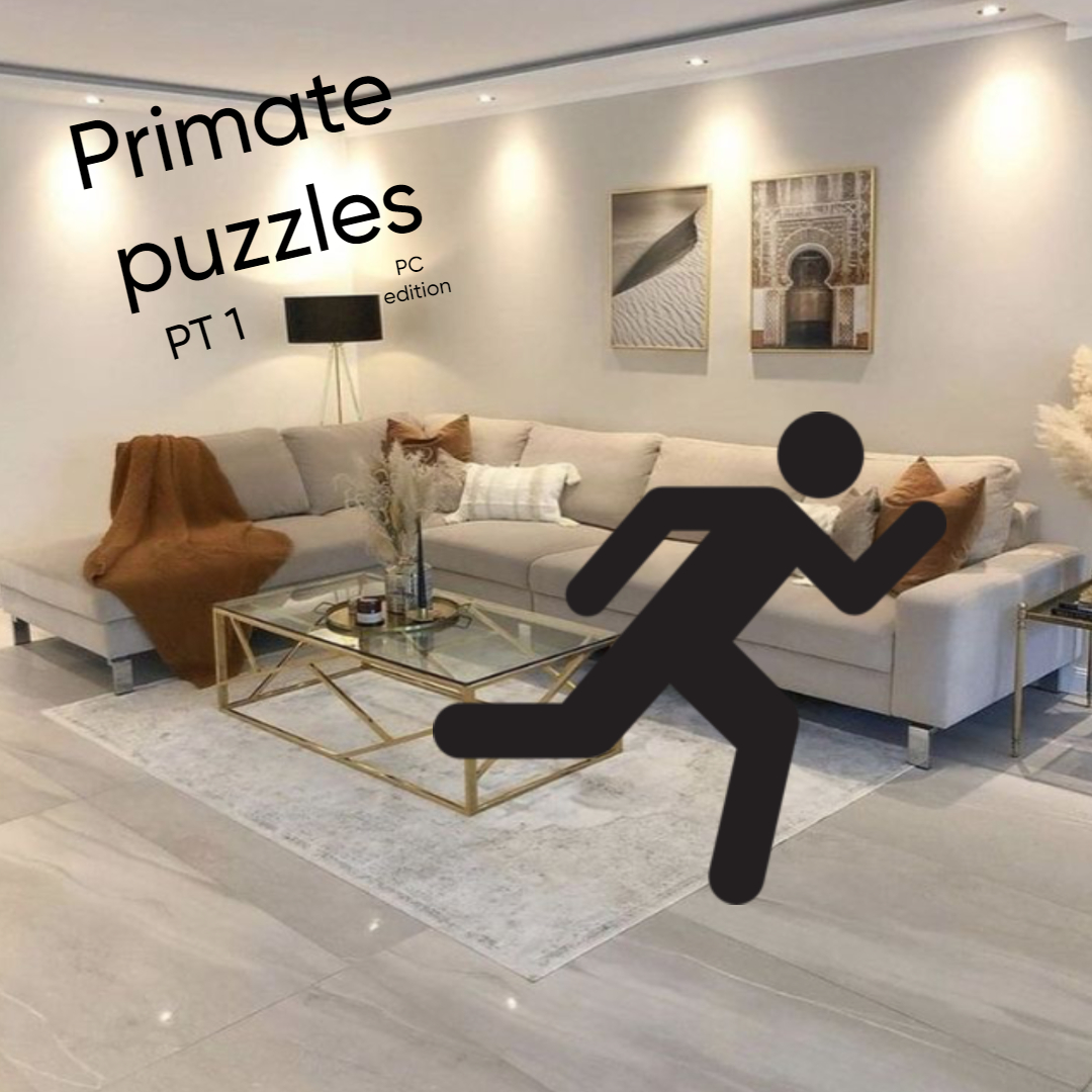 Cover image for Primate puzzles