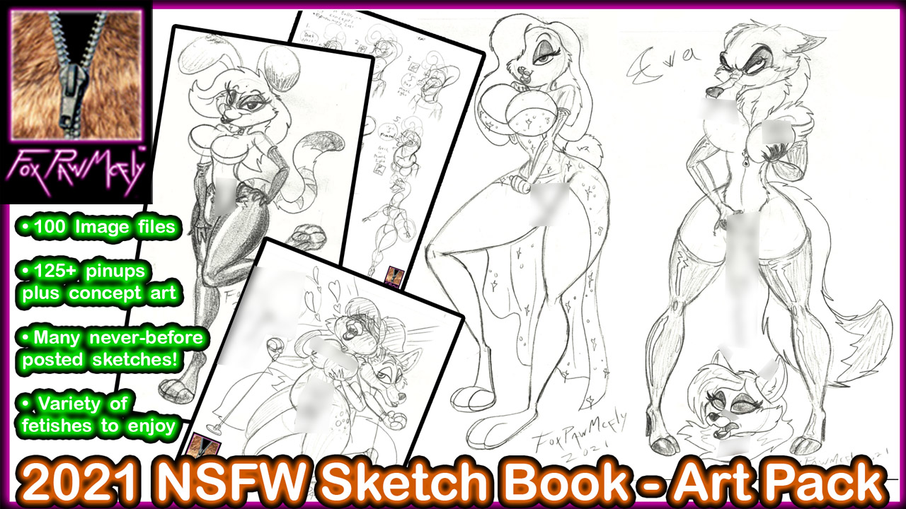 NSFW Sketchbook 2021 - by FoxPawMcFly
