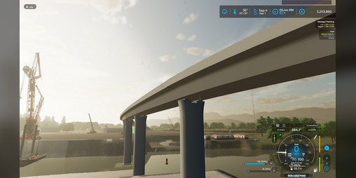 Cover image for FS22 Buildable Concrete Box Girder Bridge v1.0.0.6