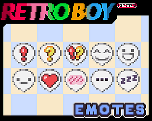 Retro Boy ー Emote Bubbles