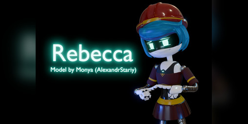Cover image for Rebecca | Murder Drones | 3D-Model