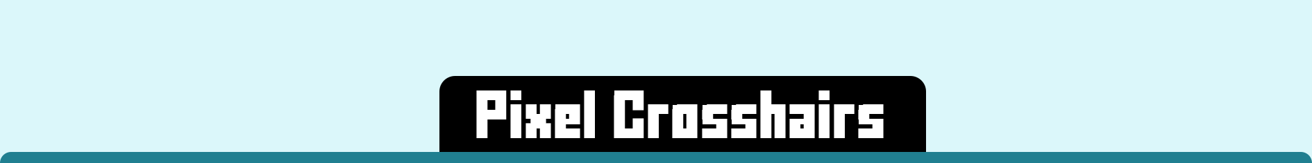 Pixel Art Crosshairs