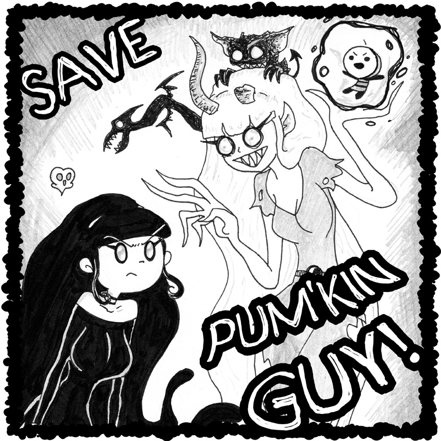 Save Pum'Kin Guy : A Printable Game by iLL WiLL PrEss / J.i.Mathers