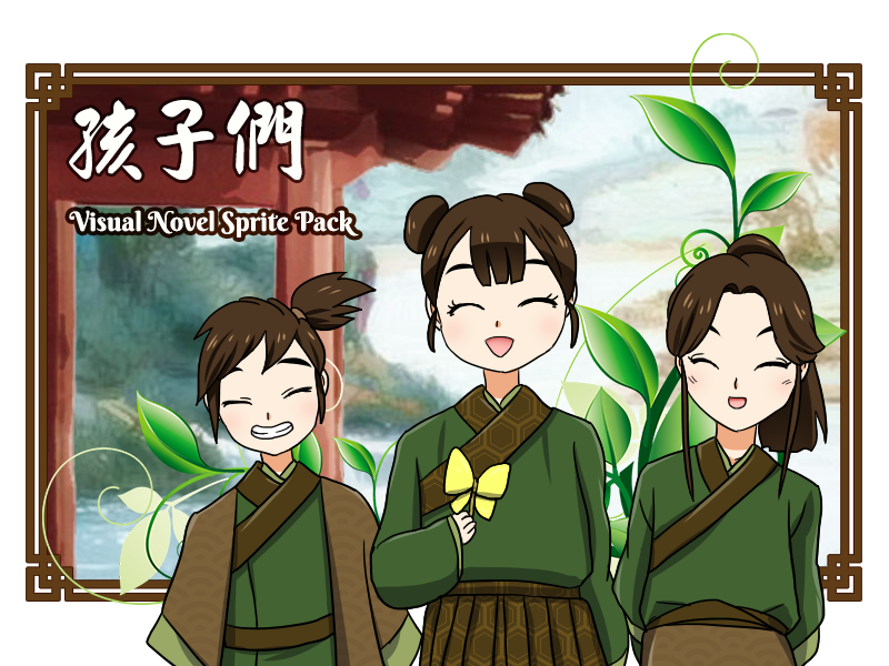 Character Pack: Village Children (Wuxia Xianxia)