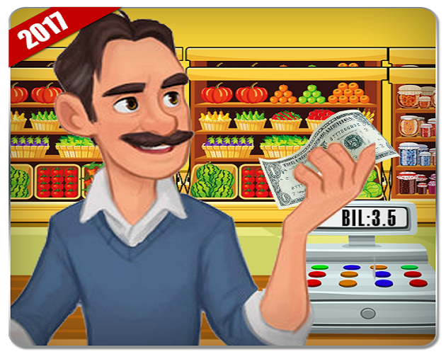 Supermarket Store Cashier – Kids Shopping Game