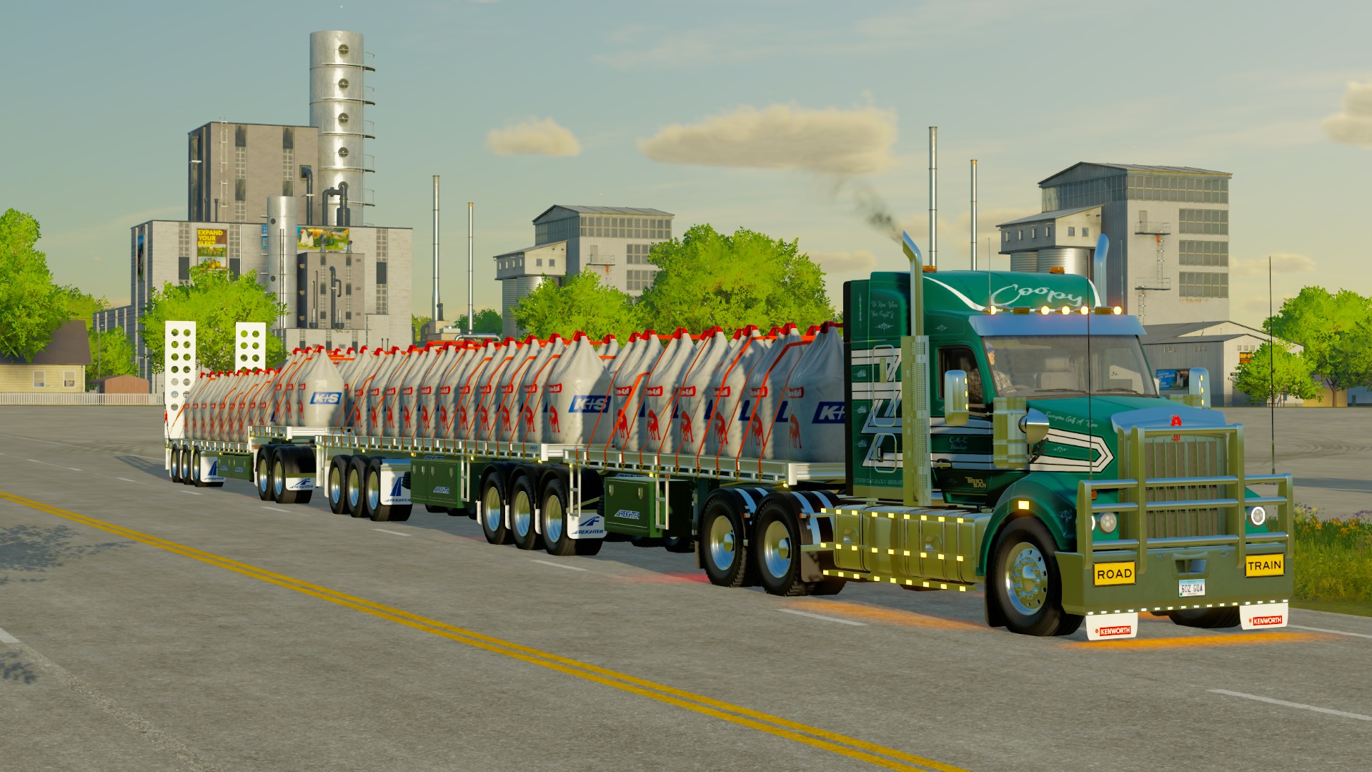 Maxi Trans Freighter Semi's open tops by AlexScom Mods