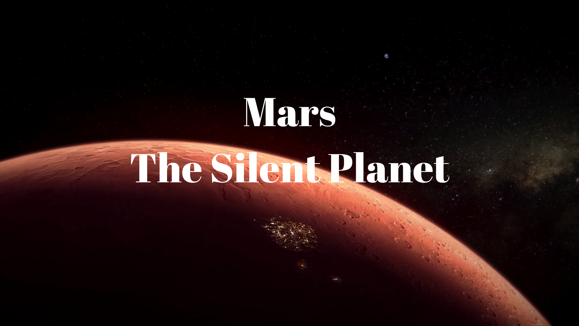 Cover image for Mars-The Silent Planet