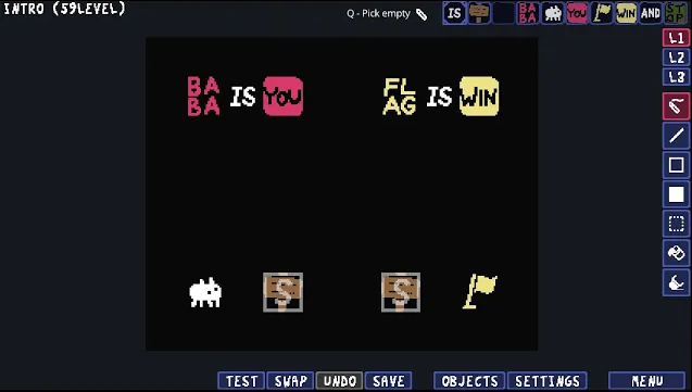 Cover image for Baba Is You Levelpack: Edit The Levels