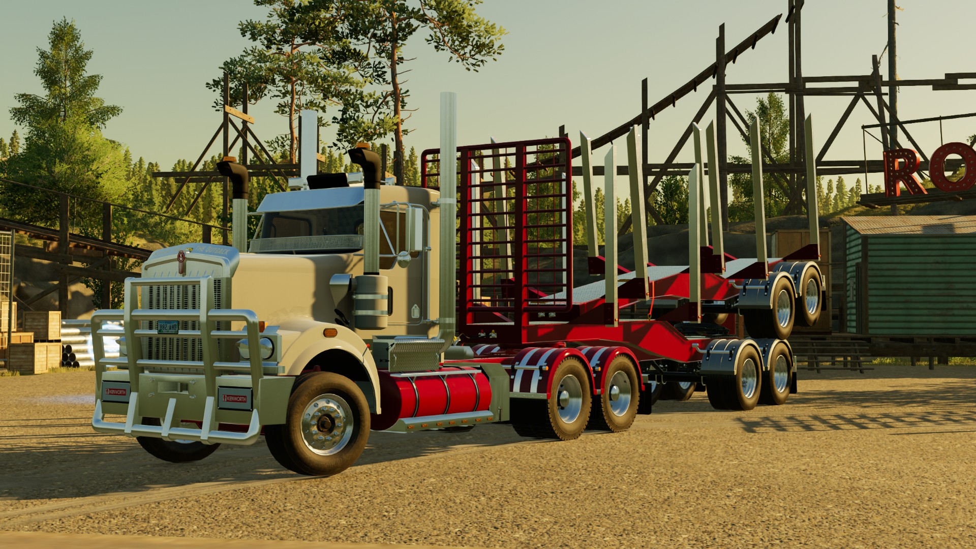 M Logging Trailers By Alexscom Mods