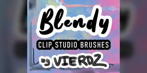 Cover image for "Blendy" Digital Brushes (CSP)
