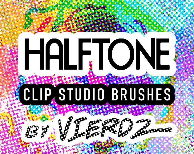 Halftone Digital Brushes (CSP) by Vierdz