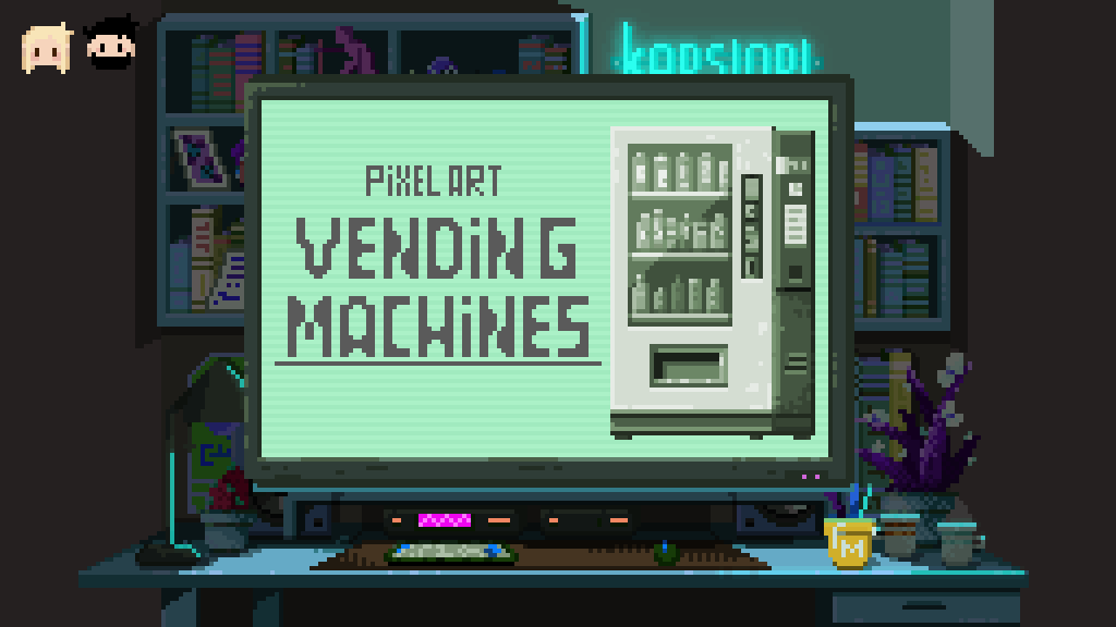 FREE Pixel Art - Vending Machines Pack by karsiori