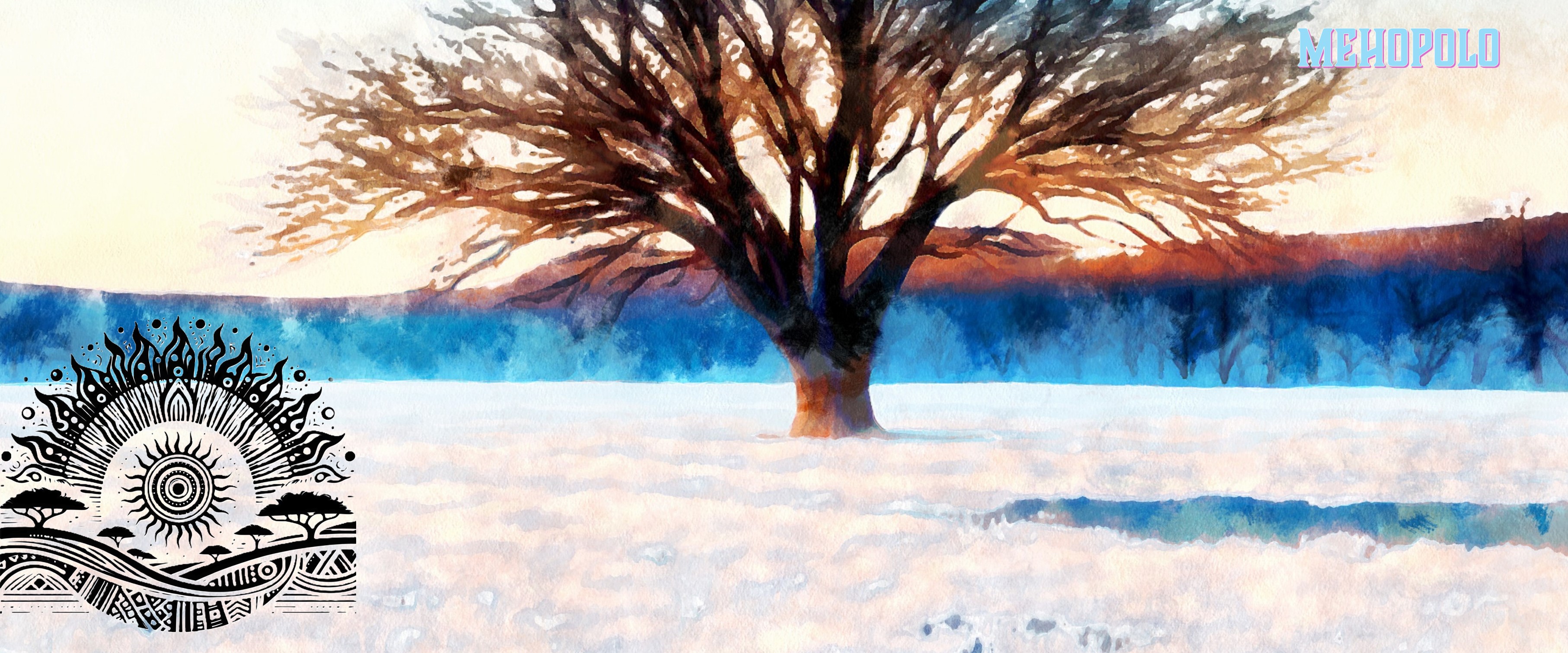100+ Watercolor Snowscapes