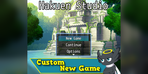 Cover image for Hakuen Studio Custom New Game for RPG Maker MV MZ