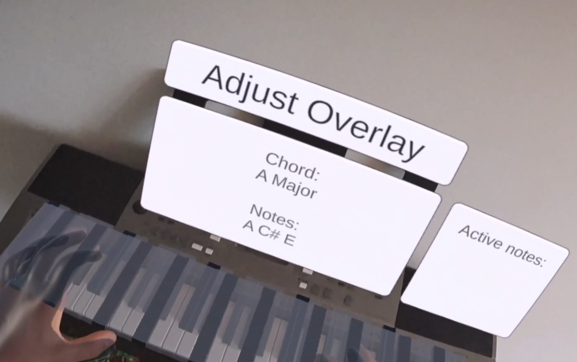 AR Tangible Piano