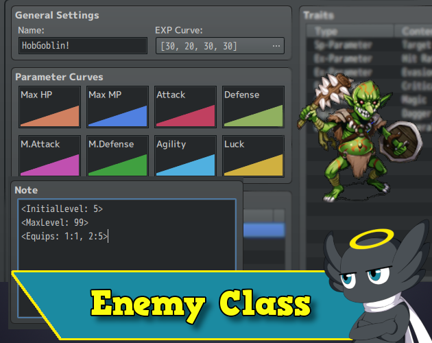 Hakuen Studio Enemy Class for RPG Maker MV MZ