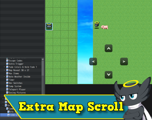 Hakuen Studio Extra Map Scroll for RPG Maker MZ by Hakuen Studio