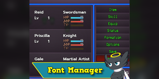 Cover image for Hakuen Studio Font Manager for RPG Maker MZ