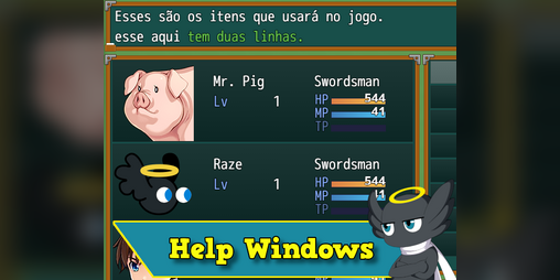 Cover image for Hakuen Studio Help Windows for RPG Maker MZ
