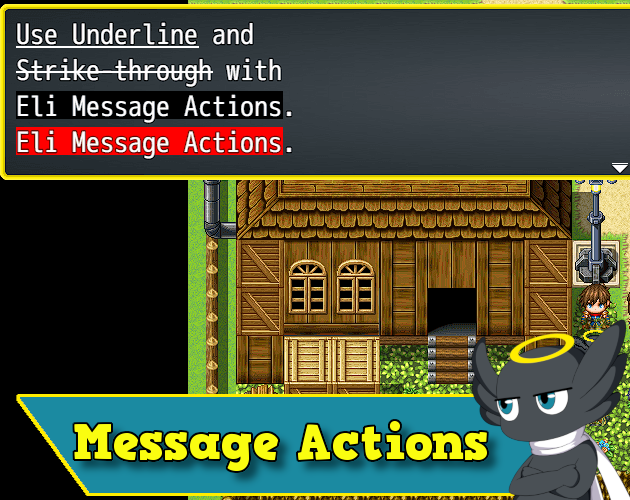 Hakuen Studio Message Actions for RPG Maker MZ