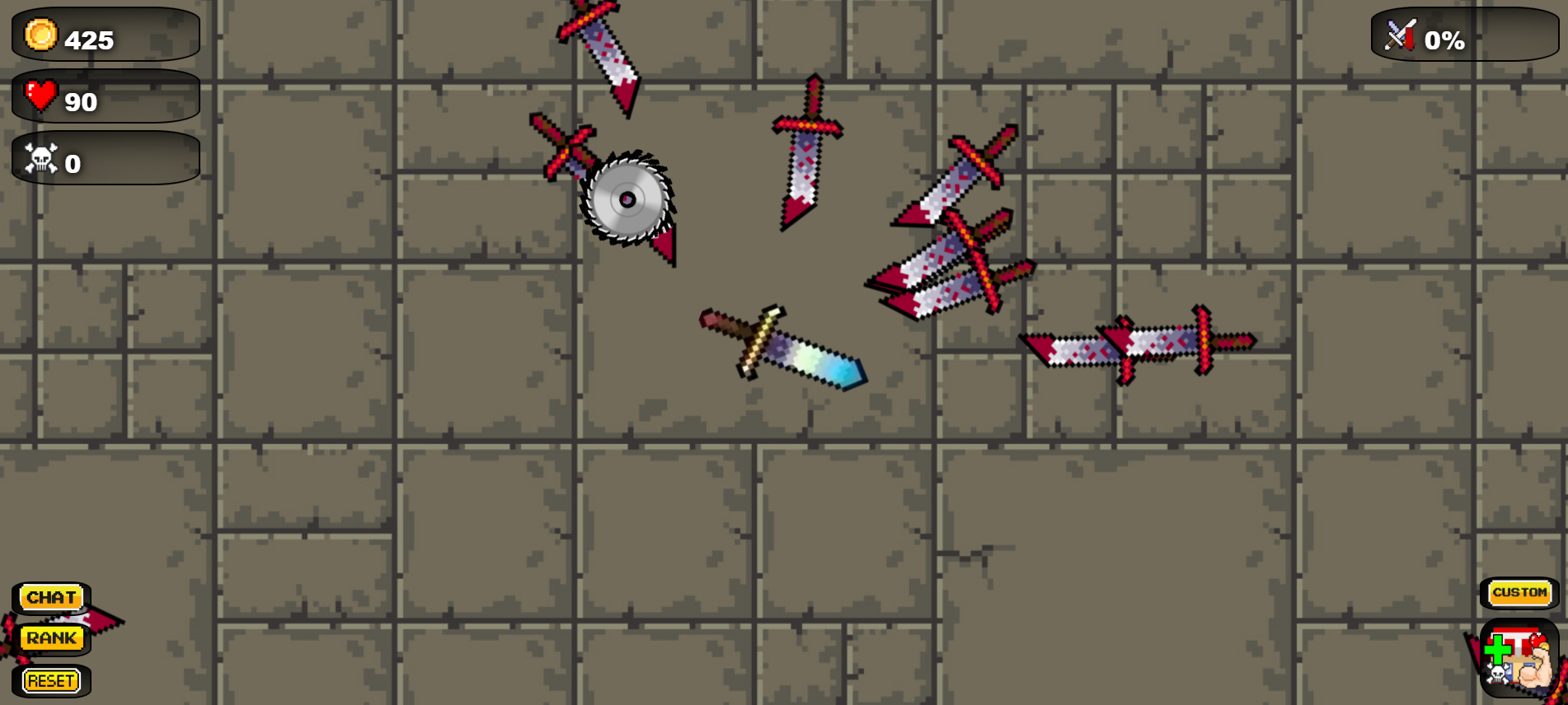 Sword Slashrr, control a sword and slay enemies (html js css php) - Release  Announcements - itch.io