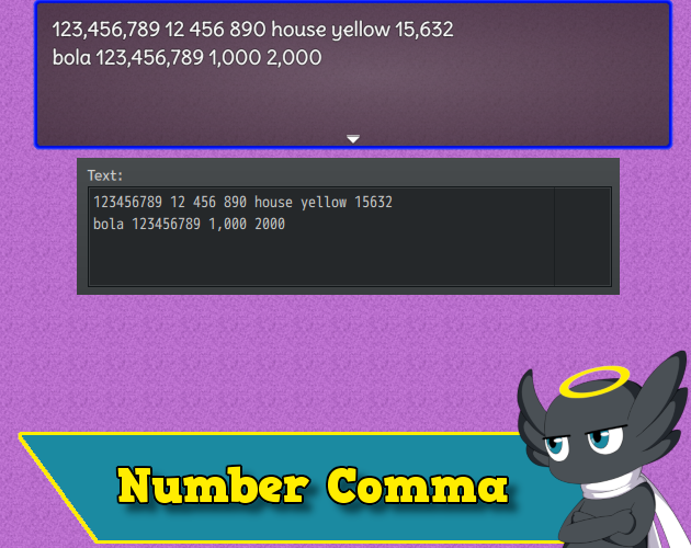 Hakuen Studio Number Comma for RPG Maker MZ
