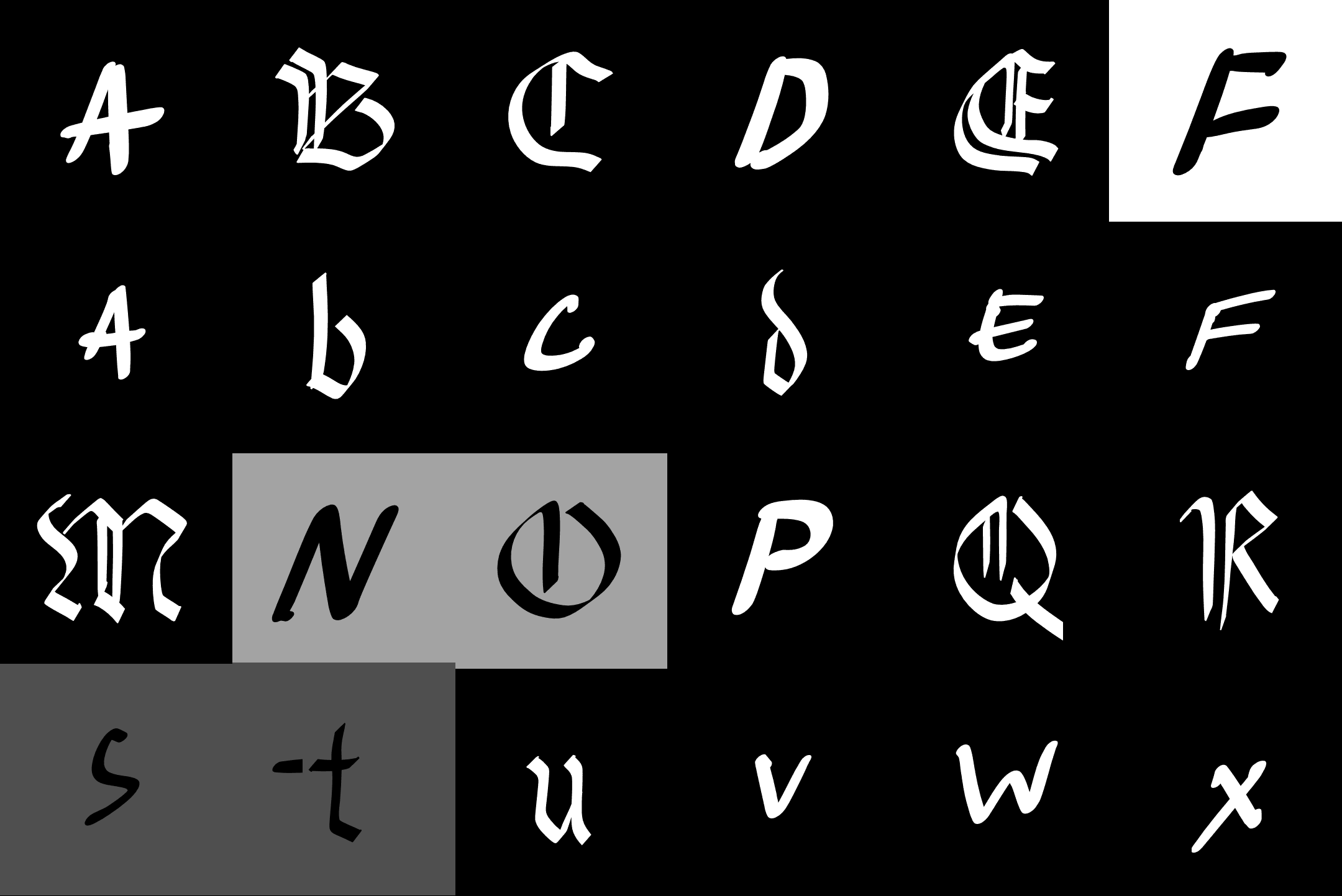 Hand Drawn Fonts