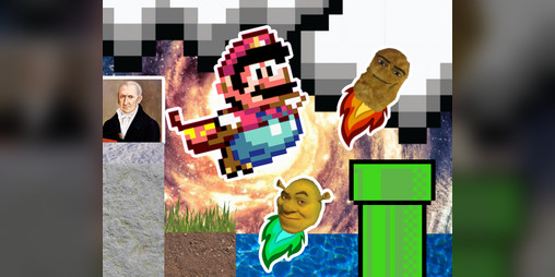 Cover image for Super Mario Straight Line