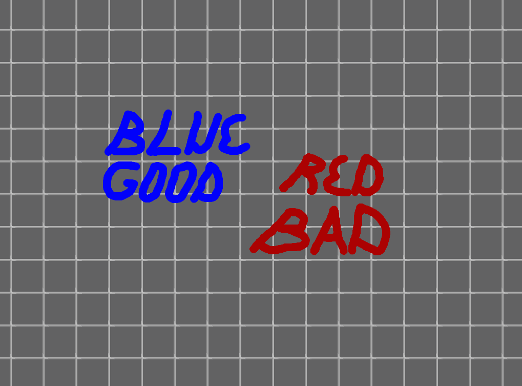 Cover image for Blue Good - Red Bad
