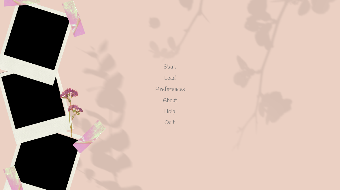 Polaroid, Basic Ren'Py GUI by Teharra Rose