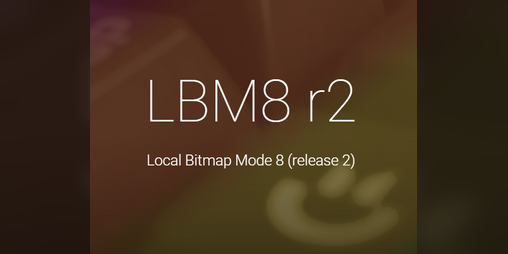 Cover image for LBM8 - Local Bitmap Mode library for the Vic 20