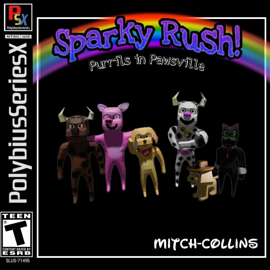 Cover image for Sparky Rush: Purrils in Pawsville! [Game Jam Prototype]