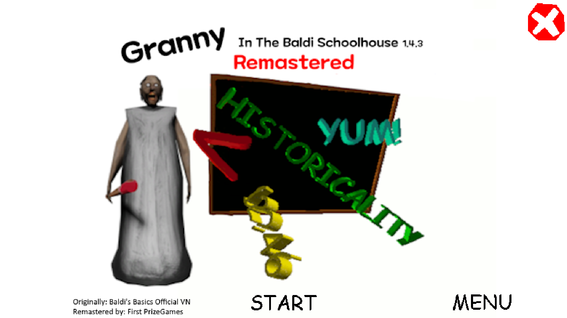 Granny In The Baldi Schoolhouse Remastered by FirstPrizeGames