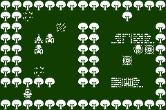 1-bit mockup of the original game concept